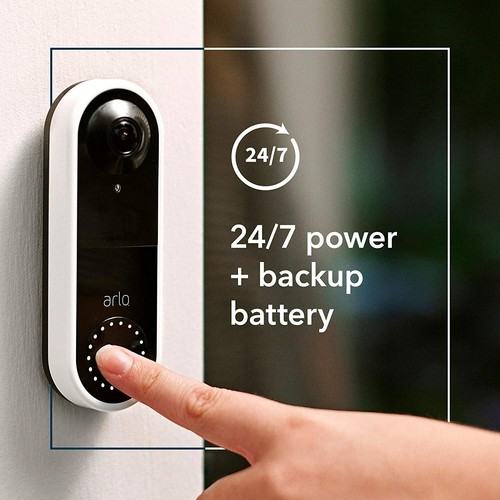 Arlo Smart Video Campanello cablato video HD audio a 2 vie - alimentato dalla rete - Foto 3 di 5