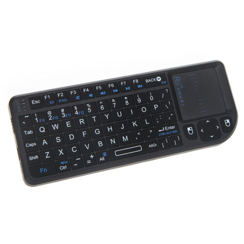 Rii® mini X1 2.4GHz Wireless Ergonomic Keyboard Touchpad Mouse for PC Notebook - Picture 1 of 12