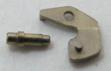 Helvetia 836 21 jewels incabloc automatic watch part: setting lever #435 + post