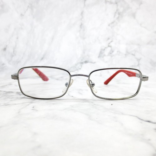 Ray-Ban RB1035 4008 Eyeglasses Grey Red Silver Rectangular Kids Frames 45-15-125