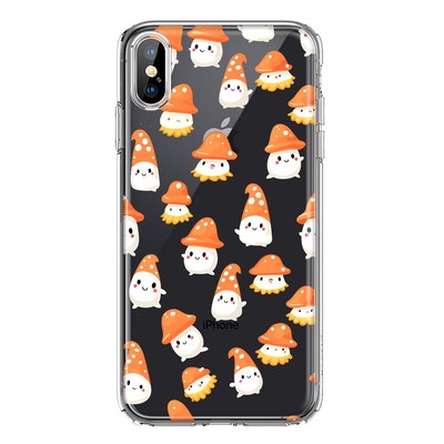 For Apple iPhone XS Max Shockproof Case Cartoon Mushroom Ghost