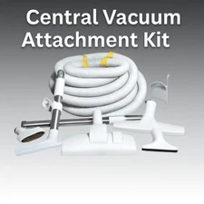 Whole House Vacuum Attachment Kit – 30ft Low Voltage Hose, Drainvac & Vacumaid