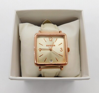 Rodier Rosegold Uhr Chronopa Montre Geschenkbox Brandneu