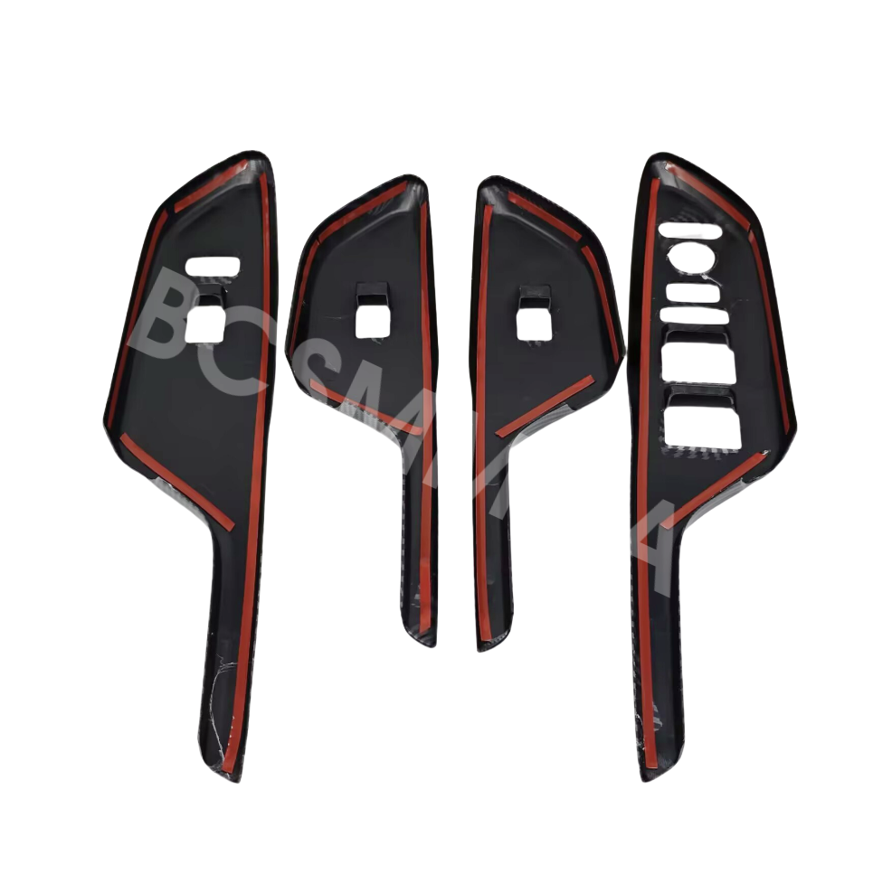 Carbon Fiber Look Door Window Lift Button Cover Fit For Honda Civic 2016-2020
