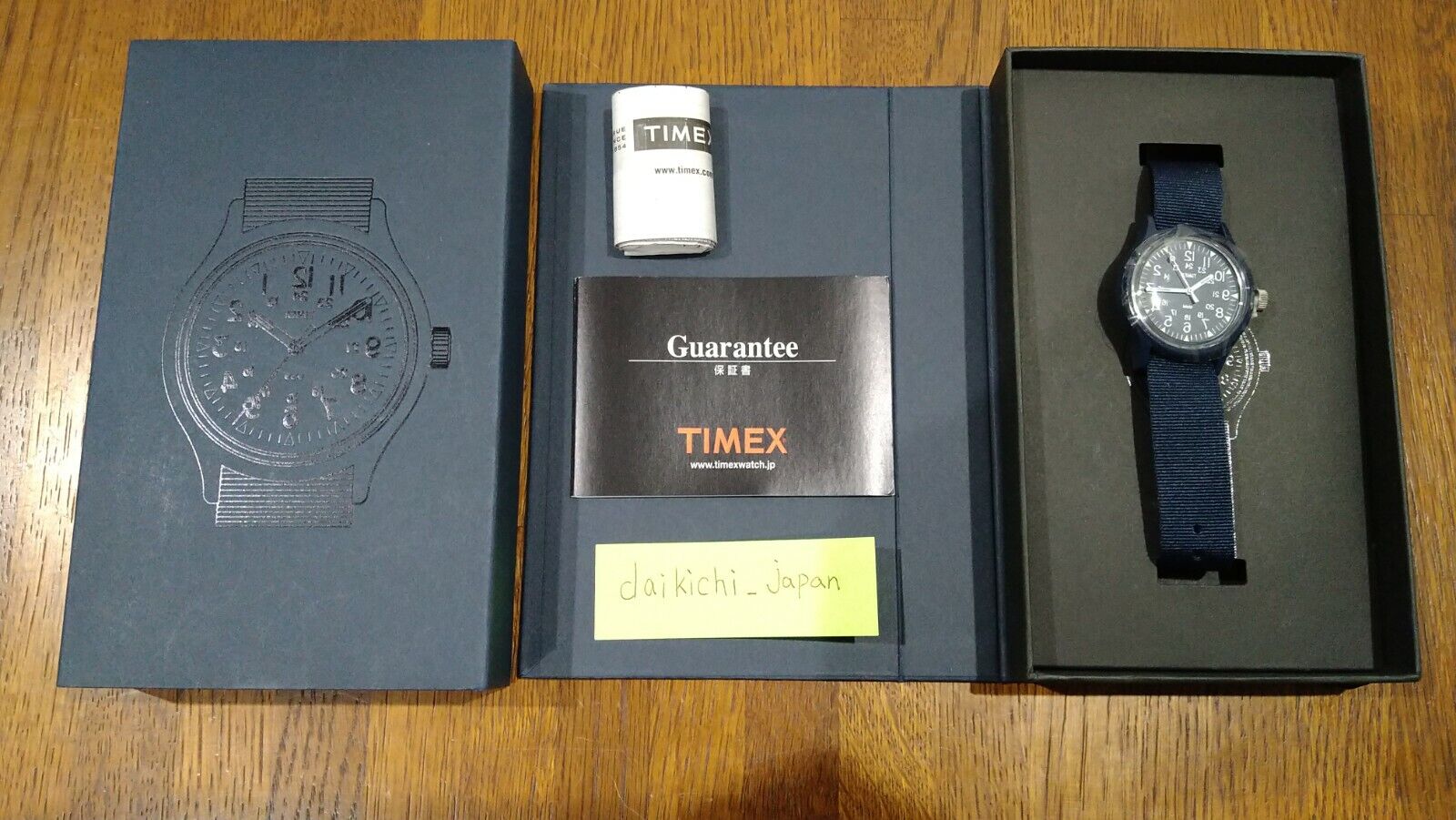 Engineered Garments x TIMEX x BEAMS Bespoke Camper Collaboration Watch NAVY  F/S