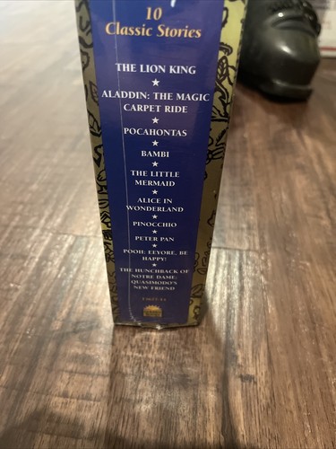 Vtg Walt Disney Little Golden Books Boxed Set 10 Sealed New Classic Stories Blue - Picture 6 of 7