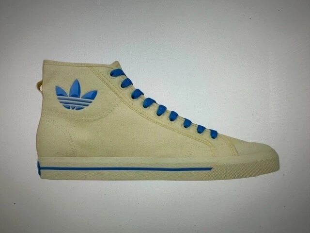 Adidas Matrix Spirit High x Raf Simons Mens Size 6 Beige Blue Shoes BB2690