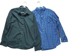 Lot of 2 Designer Men's Dress Shirts. Chaps , Express Size XL