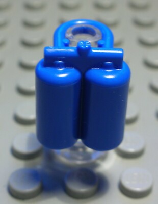 LEGO Figure Accessories Oxygen Bottle Blue 2 Piece (2580 EM)