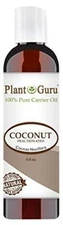 Fractionated Coconut Oil 4 oz 100% Pure MCT Natural Carrier - Skin, Face, Body,