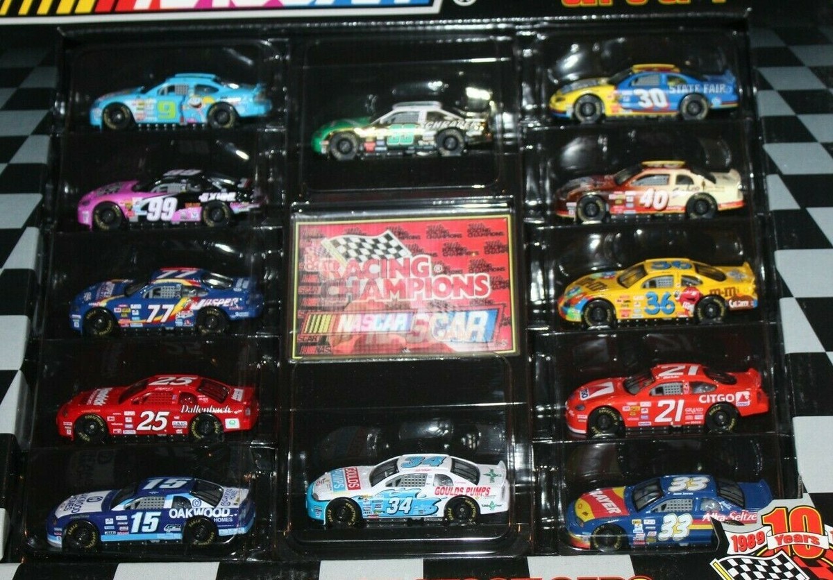 1999 Racing Champions NASCAR 12 Car Set Set 3 of 4 1/64th