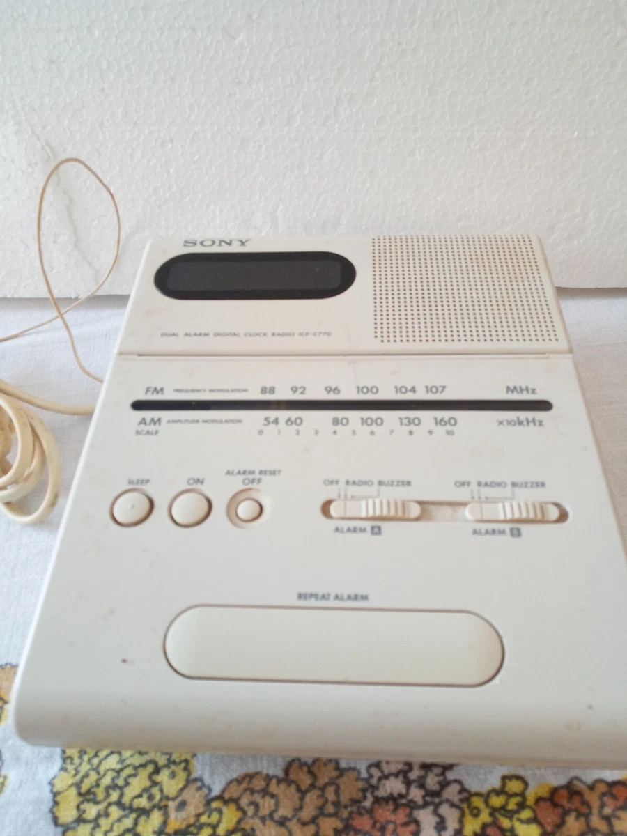 Radio-Wecker. von Sony. FM. AM.