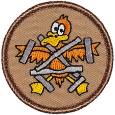 Real Duck Tape Patrol Patrol Patch - 2" Round Embroidered Patch