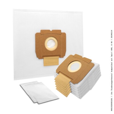 20x Staubsaugerbeutel kompatibel mit AEG rosso öko Vampyr electronic 1400w