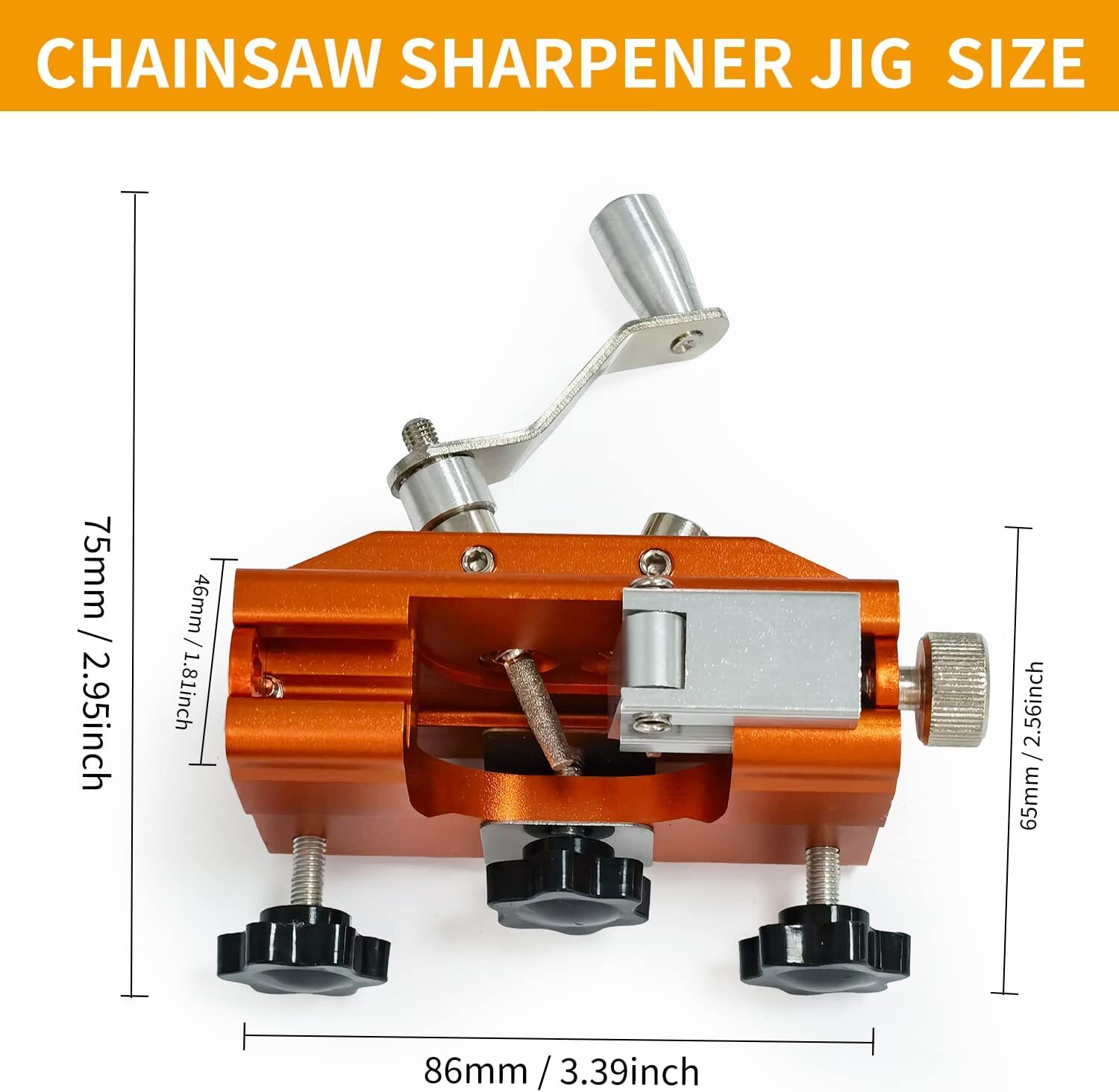 Portable Easy Chain Saw Sharpener Jig Sharpening Tool Clip Chainsaw Sharpener UK eBay