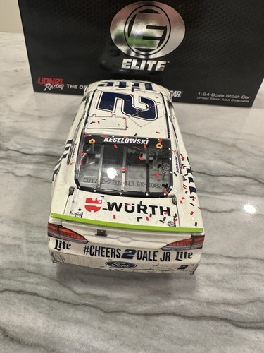 Brad Keselowski AUTOGRAPHED 2017 CHEERS2DALE ELITE Talladega Raced Win Liquid #2 - Picture 4 of 6