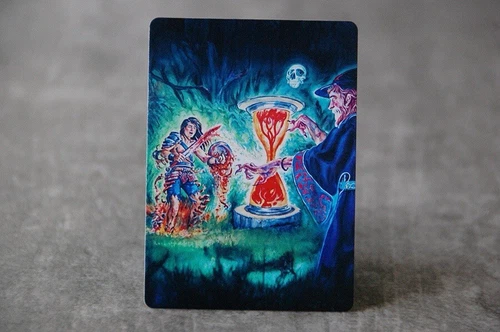 Time Tornado MTG Satirical Ironically Altered Art of Time Twistwer Alpha