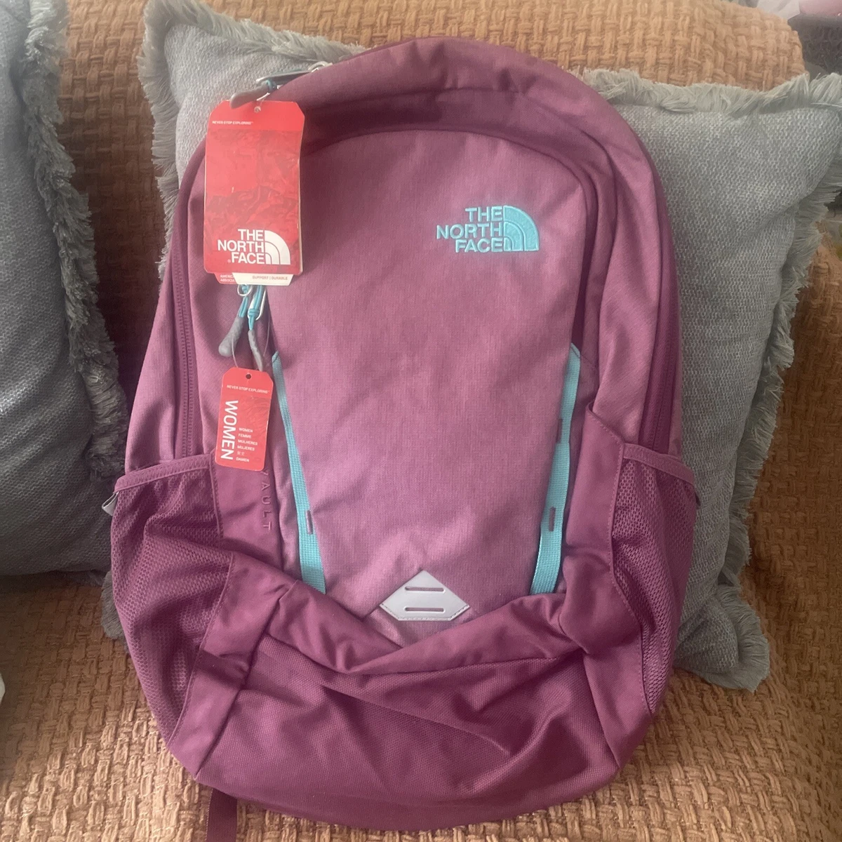 The North Face Vault backpack women color purple New w Tag $149