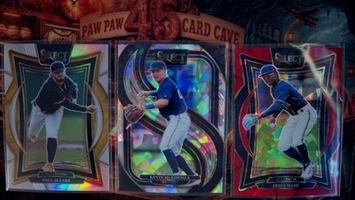   2025 Panini Select Baseball U-PICK RC Base Prizms Cracked Ice Parallels!!!  