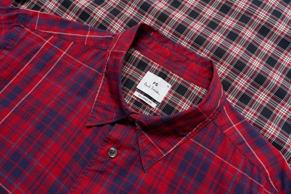 Men Paul Smith Shirt Red Cotton 38 / M / 46