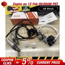 4pcs Up &Downstream O2 Oxygen Sensor For 2011 2012 2013 Honda Odyssey V6 3.5L US