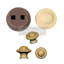 Luxe Ornate | Silicone Knob Mould with Hardware | Redesign with Prima