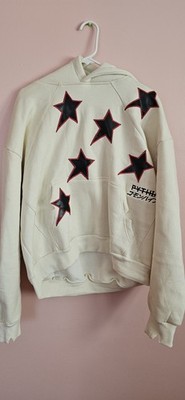 Pythia x Common Hype Cream Red & Black Star Hoodie Size XL