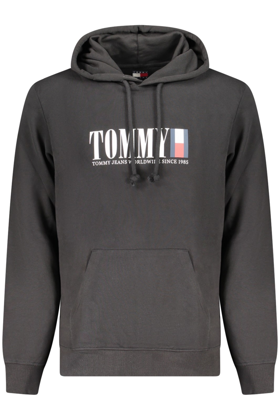 TOMMY HILFIGER FELPA SENZA ZIP UOMO NERO TAGLIA = M
