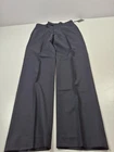 VTG Lauren Ralph Lauren Dress Pants Mens 32x34 Navy Wool Flat Front