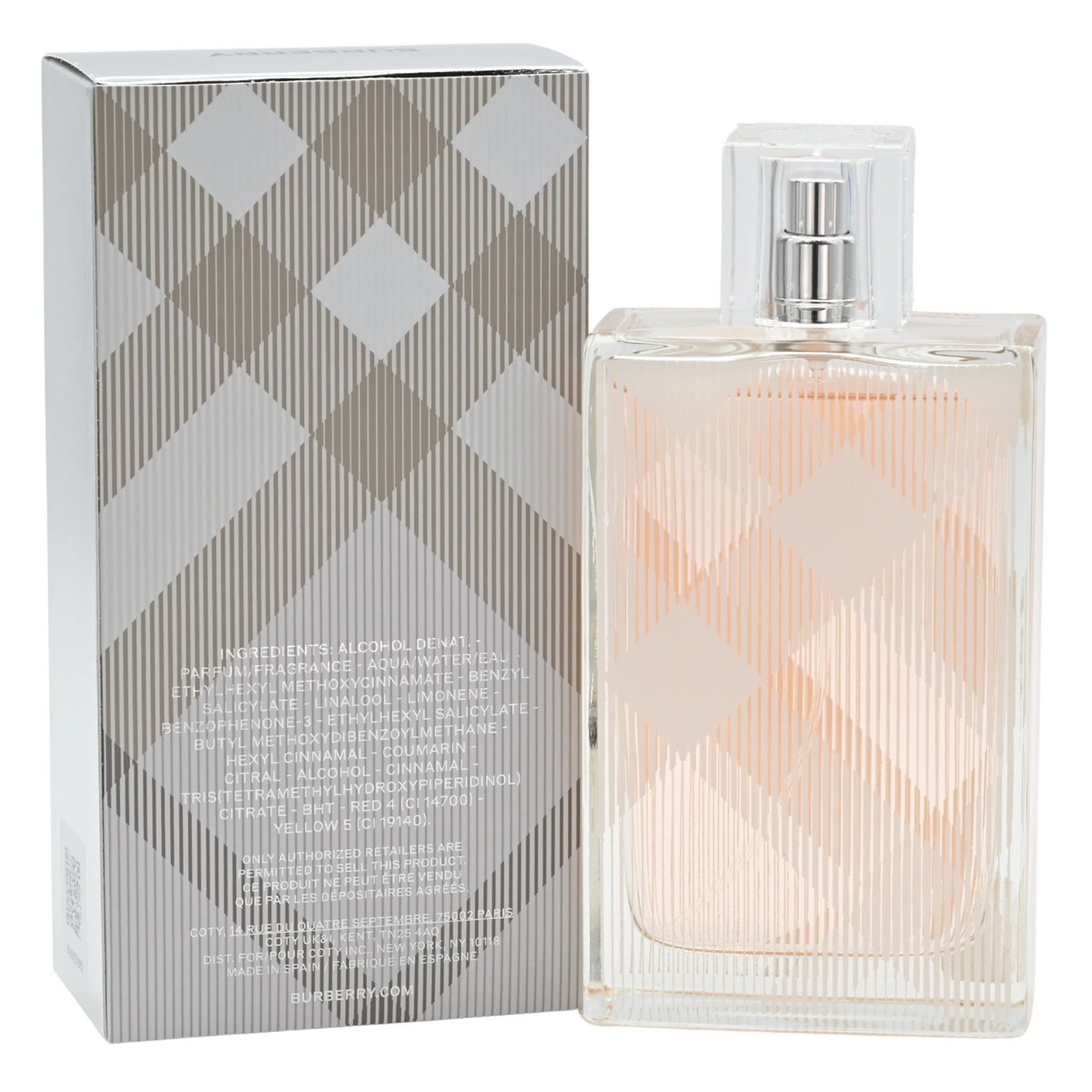 BURBERRY BRIT FOR HER by Burberry Perfume for Women EDT 3.3 / 3.4