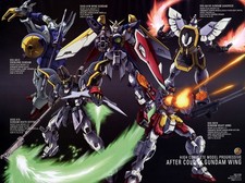 Gundam anime mobile suit wing super robot Custom Gaming Mat Desk 1085