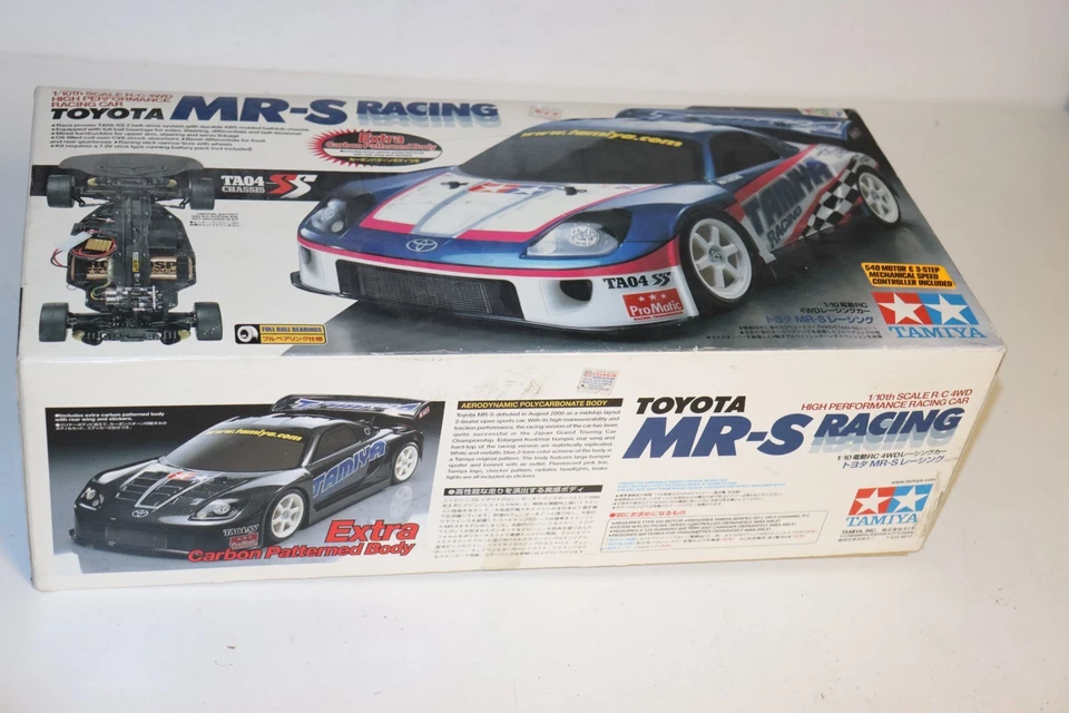 Tamiya Vintage RC Modell 58290 Toyota MR S Racing 4WD TA 04 Chassis 1:10 OVP - Bild 2 von 4