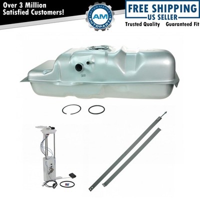 Fuel Tank with Straps & Electric Fuel Pump/Sending Unit Kit 18.5 Gal for GM