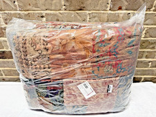 Pottery Barn Valentina Rosewood Patchwork Quilt Full Queen Size Multi Color NEW