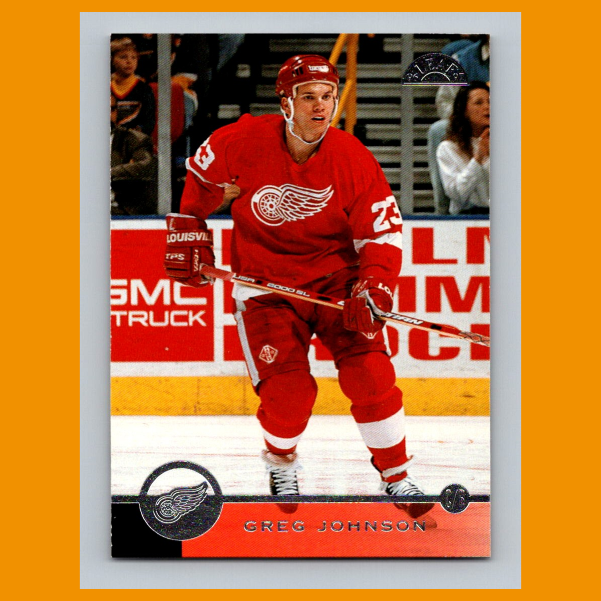 Greg Johnson #33 1996-97 Leaf Detroit Red Wings Hockey Card NHL | eBay
