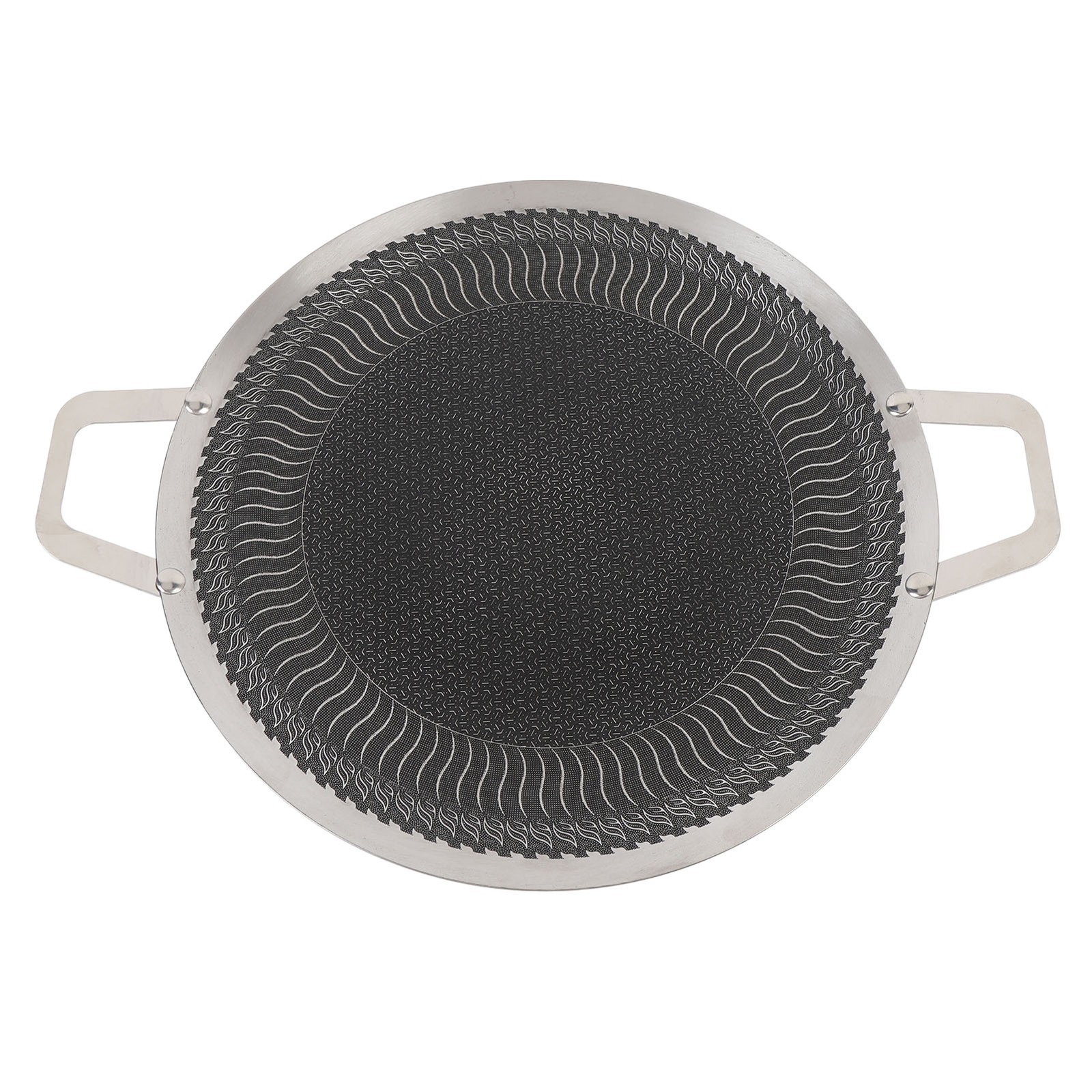 Anti Stick Stainless Steel BBQ Grill Pan For Steak Bacon Sausage Premium