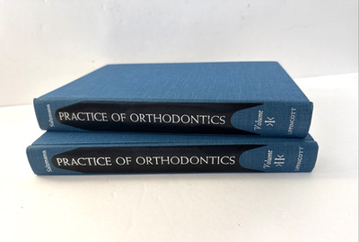 Practice of Orthodontics J A Salzman 1966 HC Dental Textbook Volume 1 and II