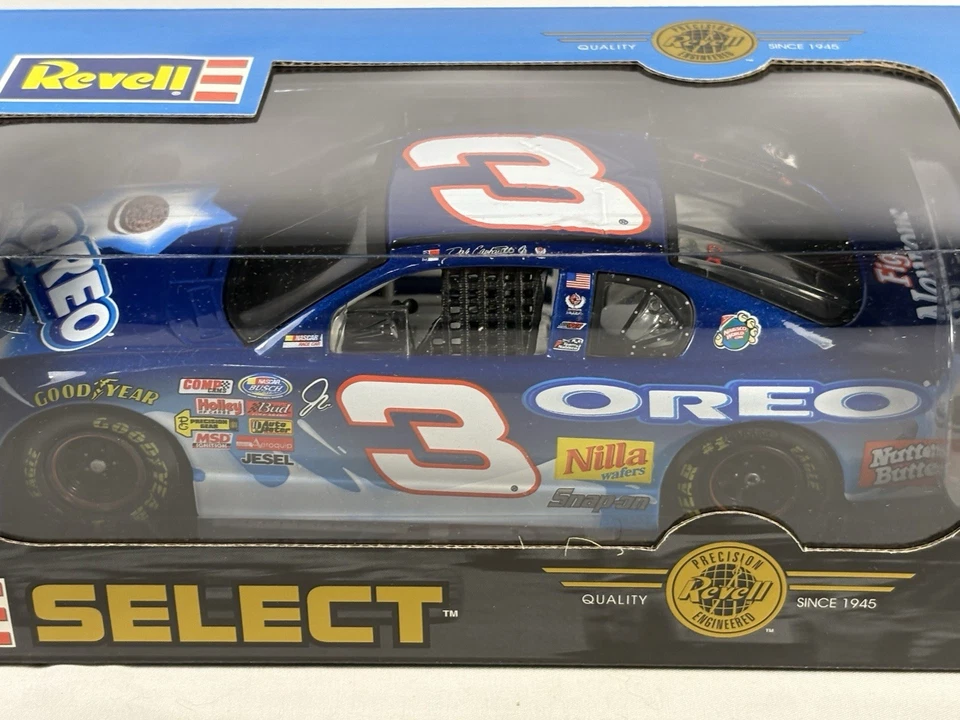 Dale Earnhardt Jr #3 1:24 Diecast Replica Car NASCAR Revell Select Oreo Ritz USA - Image 4 of 4