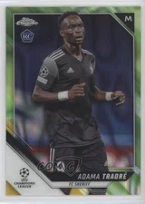 2021-22 Topps Chrome UCL Neon Green Lava Refractor Adama Traore #65 Rookie RC