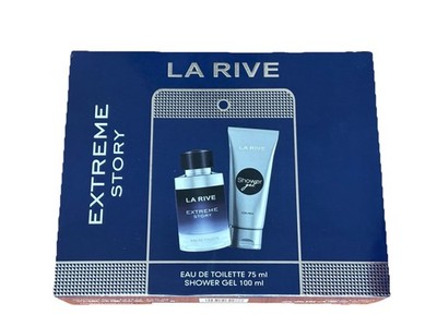 La Rive for Men Extreme Story Geschenkset (Eau de Toilette 75ml Duschgel 100ml)