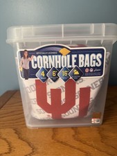 Oklahoma Sooners Cornhole Bags Set of 4 NEW in Case You The Fan