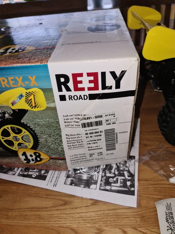 Reely Rex-X Racing Car 1:8 RC Buggy 4WD Verbrenner Motor Modellauto - Bild 3 von 4