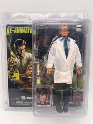 Re-Animator 1985 Herbert West Horror 8'' 20 cm Clothed Action Figur NECA - NEU