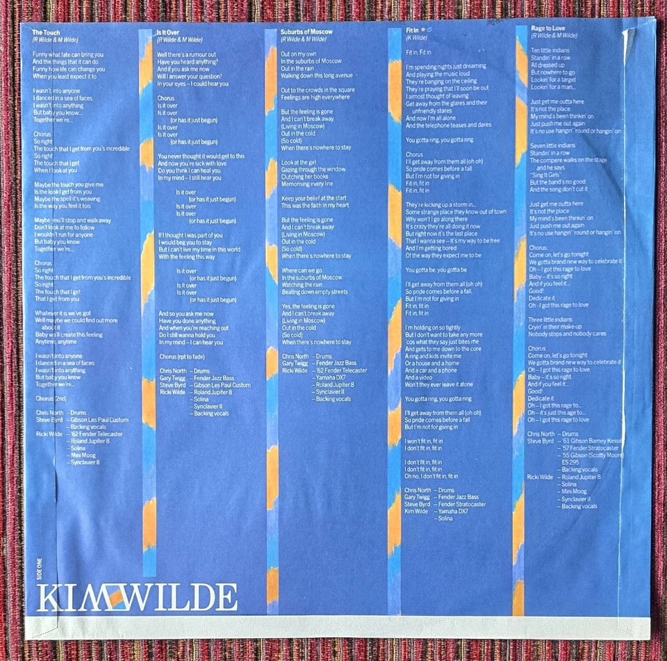 KIM WILDE - TEASES AND DARES RARE 1984 SPAIN PROMO LP, MINT - Image 4 of 4