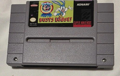 tested~ looney Tunes Buster bust loose snes super nintendo