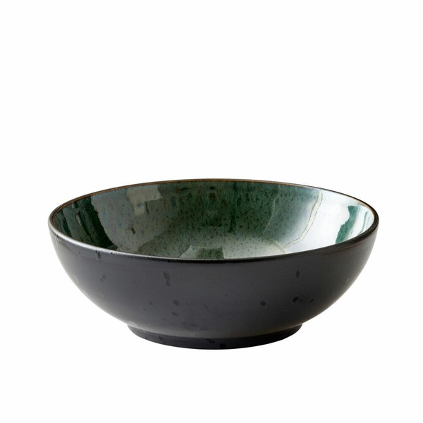 Bitz SalatschüSsel 30 Cm Steinzeug Schwarz GrüN Schale Geschirr F H Group 821382-image