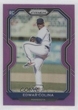 2021 Panini Prizm Purple Prizm Edwar Colina #51 z6b