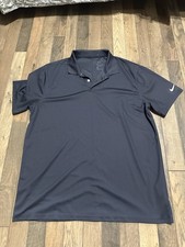 Nike Dri Fit Mens Golf Polo Shirt Size L Gark Gray New