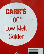 Carr's C1044 Low Melt 35gm Pack 100 Deg. Solder for White Metal / Brass POD Post