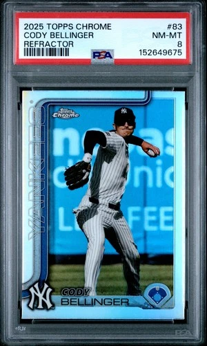 Cody Bellinger 2025 Topps Chrome Cody Bellinger #83 Refractor